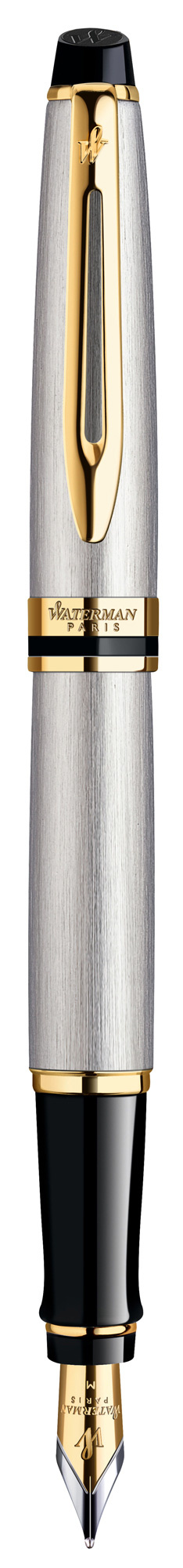 Ручка перьевая Waterman Expert 3, синий, сталь нержавеющая, колпачок, подарочная упаковка (CWS0951940)