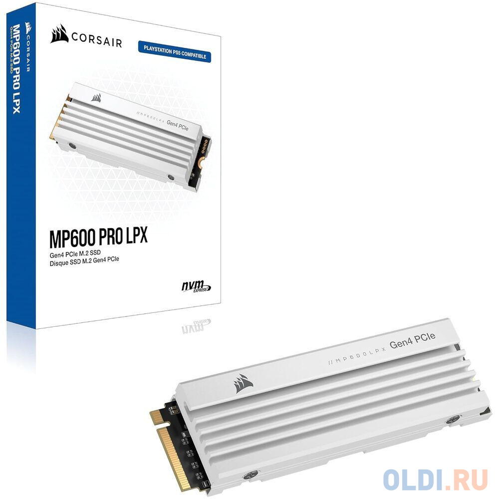 1000Gb Corsair Force MP600 PRO LPX White (CSSD-F1000GBMP600PLPW) M.2 2280 PCIe NVMe 4.0 x4 в Москвe