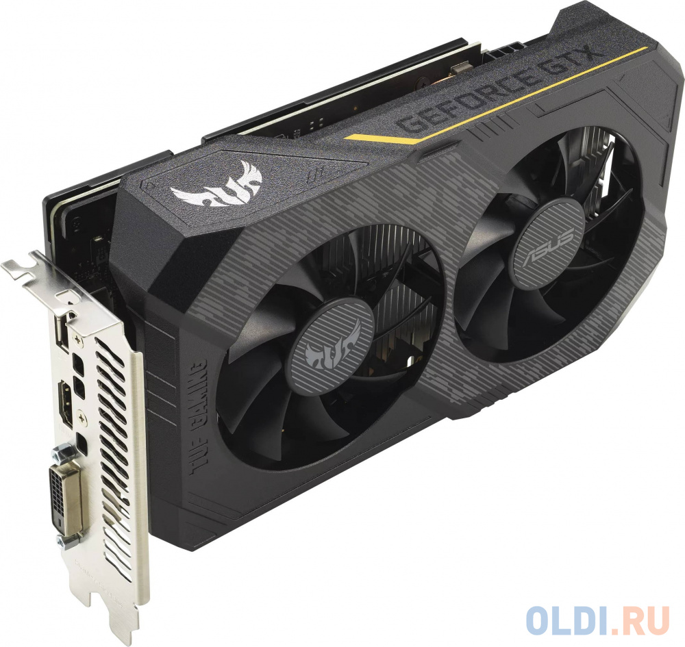 Видеокарта ASUS GeForce GTX 1650 D6 TUF Gaming V2 4096Mb