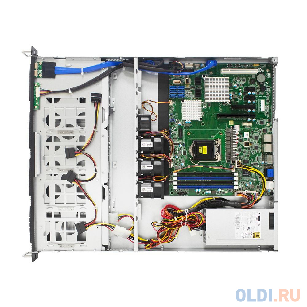 Корпус XE0-AE001-02, RSC-1DTS 1U, 12G 4xSATA/SAS/NVMe HS 3,5/2,5&quot; universal bay + 4x2,5&quot; 9mm interna 1U, 12G 4xSATA/SAS/NVMe HS 3,5/ в Москвe