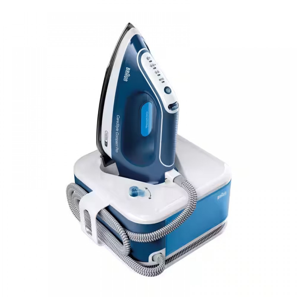 Парогенератор BRAUN CareStyle Compact Pro IS2565BL 2.4 кВт, синий/белый (IS2565BL)