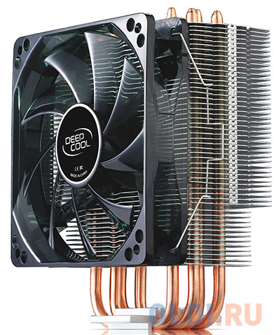 Кулер для процессора Deepcool GAMMAXX 400 BLUE BASIC Soc-FM2+/AM2+/AM3+/AM4/1150/1151/1155/ 4-pin 18-30dB Al+Cu 150W 640gr LED Ret