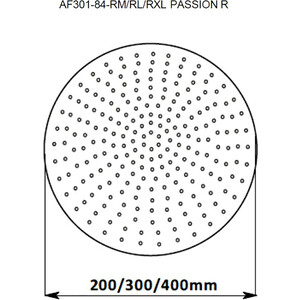 Верхний душ Aquanet AF301-84-RM Passion R 20 (242978) в Москвe