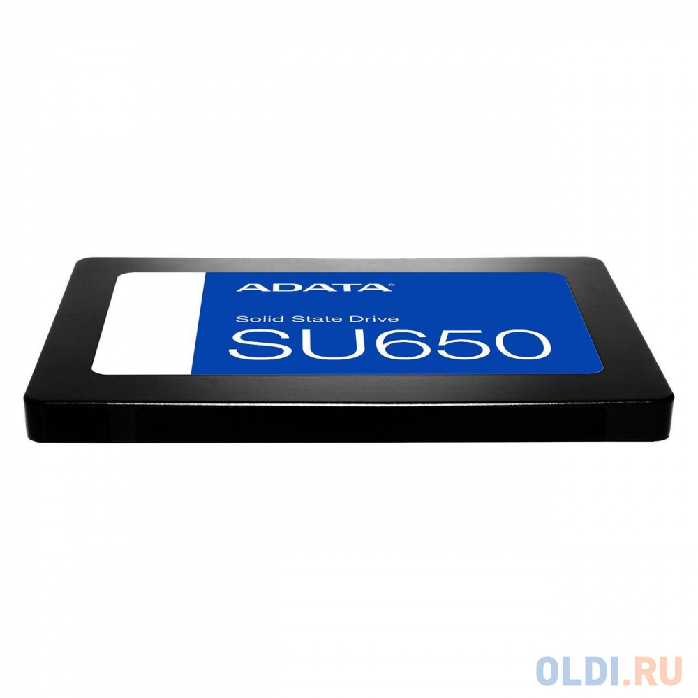 Твердотельный накопитель/ ADATA SSD Ultimate SU650, 512GB (RTS5735 + N48 / Realtek + Micron Nand Flash), 2.5" 7mm, SATA3, 3D TLC, R/W 520/450MB/s