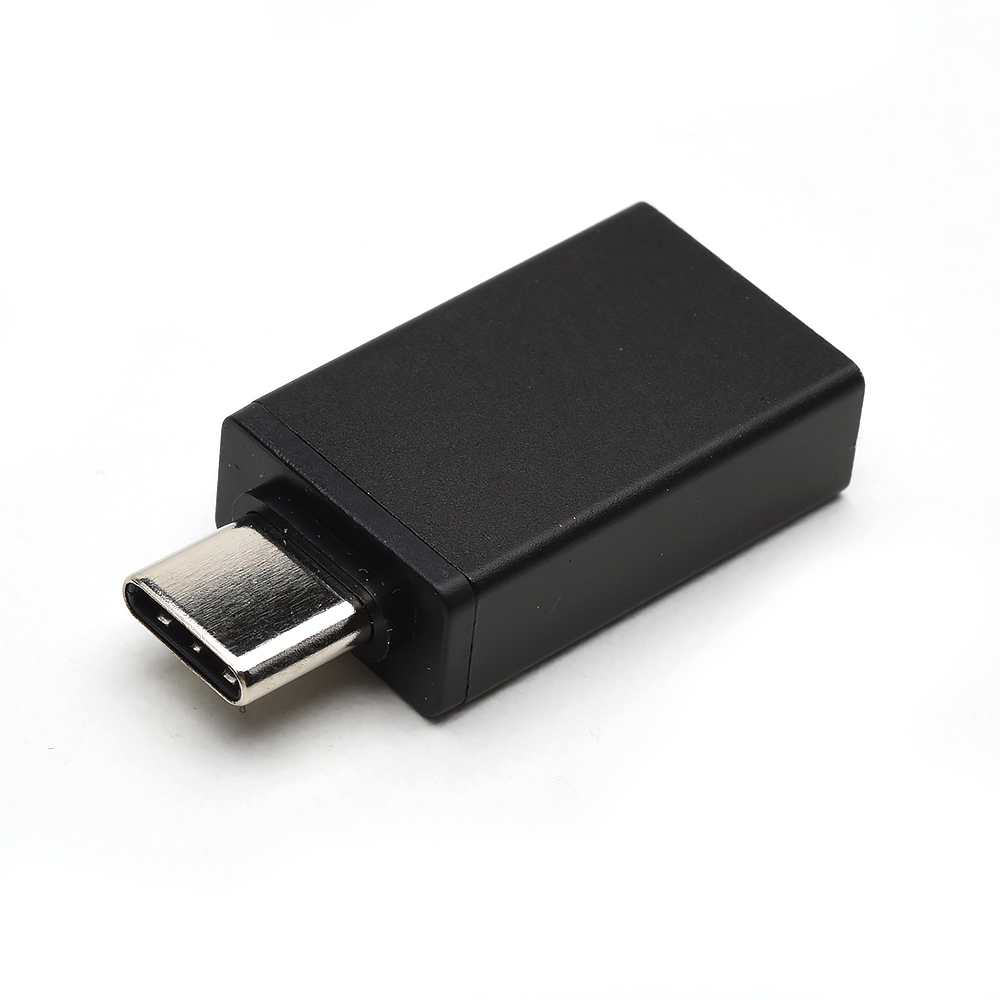 Переходник (адаптер) USB Type-C (m)-USB 3.0(Af), OTG, черный ATCOM USB (AT1108)