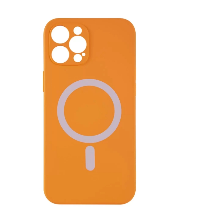 Чехол накладка Barn&Hollis для iPhone 12 Pro, для magsafe, оранжевая