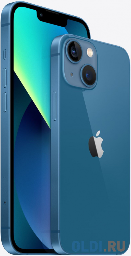 Смартфон Apple iPhone 13 A2634 128Gb 4Gb синий 3G 4G 6.1" 1170x2532 iOS 16 12Mpix 802.11 a/b/g/n/ac/