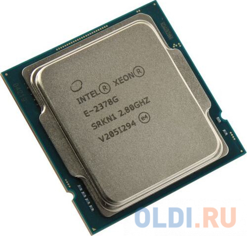 CPU Intel Xeon E-2378G (2.8-5.1GHz/16MB/8c/16t) LGA1200 OEM, TDP 80W, UHD Graphics P750, up to 128GB DDR4-3200, CM8070804494916SRKN1, 1 year