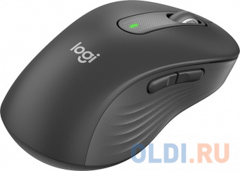 Мышь Logitech M650 L графитовый оптическая (4000dpi) беспроводная BT/Radio USB (4but)