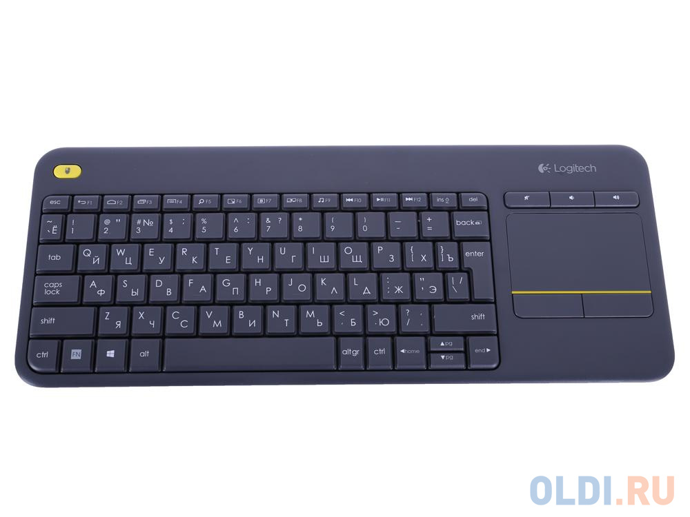 (920-007147) Клавиатура Беспроводная Logitech Wireless Touch Keyboard K400 Plus Dark