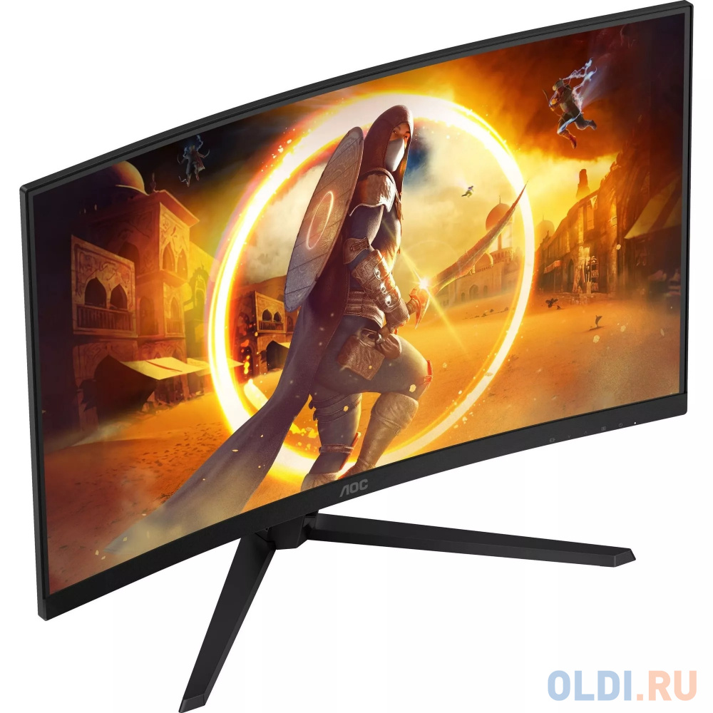 МОНИТОР 32" AOC CQ32G4VE Black (VA, изогнутый, 2560x1440, 180Hz, 0.5 ms, 178°/178°, 300 cd/m, 80M:1, +2xHDMI 2.0, +DP) в Москвe