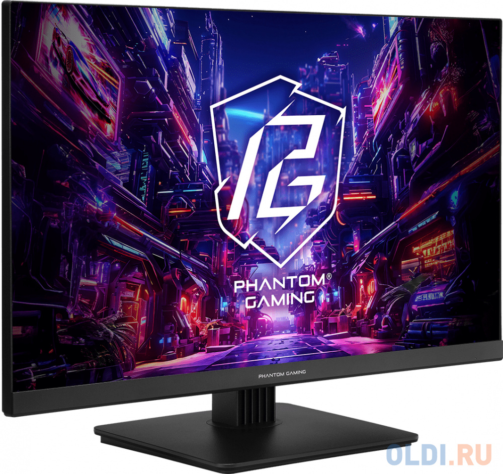 Монитор 27&quot; ASRock Phantom Gaming PG27FFT1B Black (IPS, 1920x1080, HDMI+HDMI+DP, 1 ms, 178°/178°, 450 cd/m, 1100:1, 180Hz, HDR400, MM) в Москвe