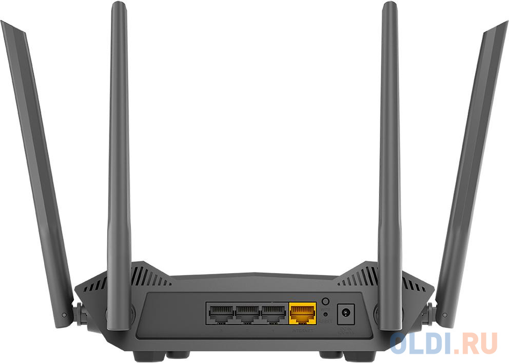 D-Link DIR-X1530/RU/A1A, AX1500 Wi-Fi 6 Router, 1000Base-T WAN, 3x1000Base-T LAN, 4x5dBi external antennas