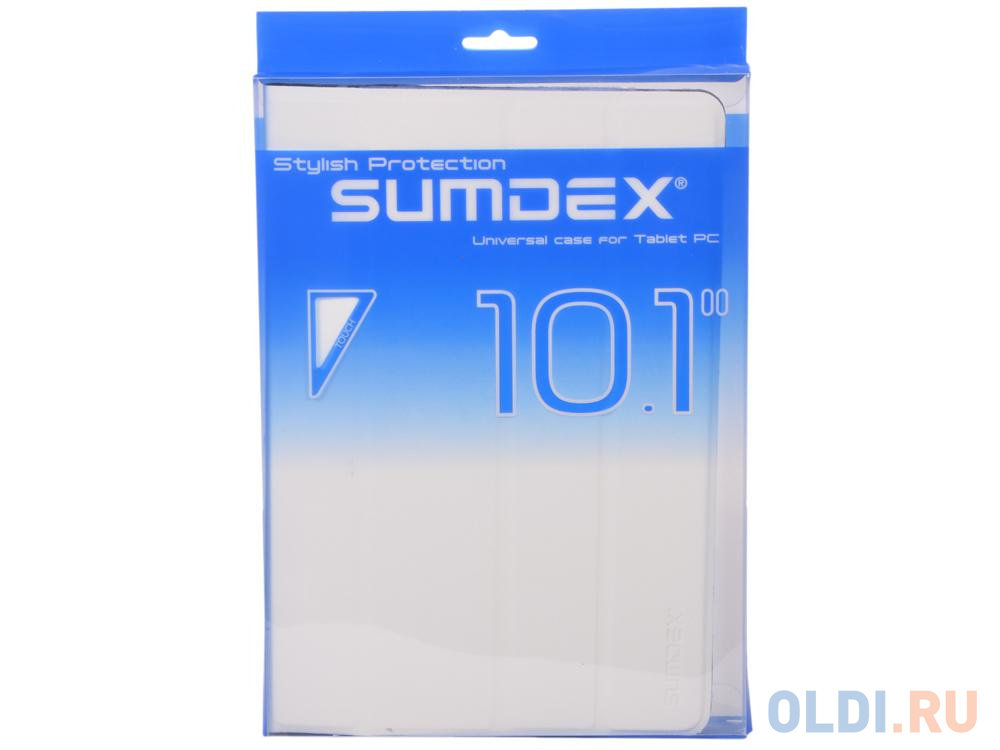 Чехол SUMDEX TCH-104 WT Чехол для планшета 10" универсальный Белый