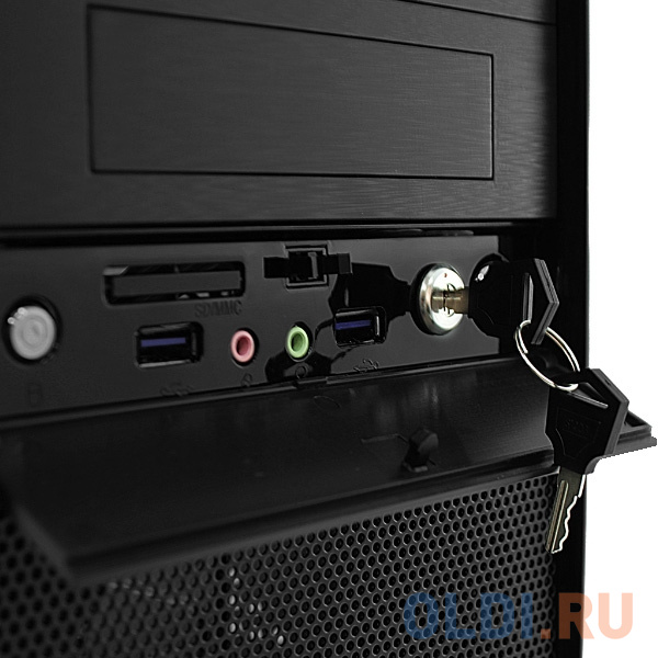 CROWN CM-SMP888A Корпус Miditower black ATX (2*usb3.0+CM-PS450W smart)