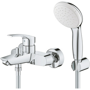 Смеситель для ванны Grohe Eurosmart с душем, хром (33302003)