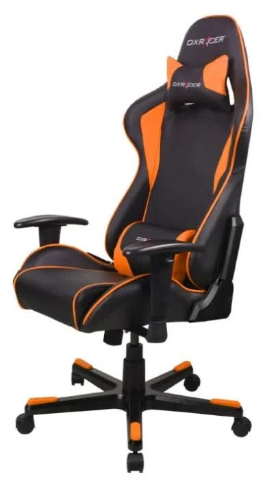 Компьютерное кресло DXRacer Formula чёрно-оранжевое (OH/FE08/NO)