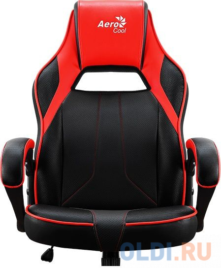 Кресло игровое Aerocool AС40C AIR черный/красный сиденье черный/красный полиуретан крестов. в Москвe