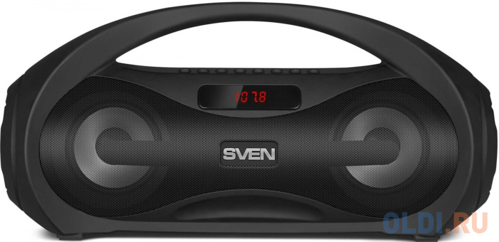 АС SVEN PS-425, черный (12 Вт, Bluetooth, FM, USB, microSD, LED-дисплей, 1500мА*ч)