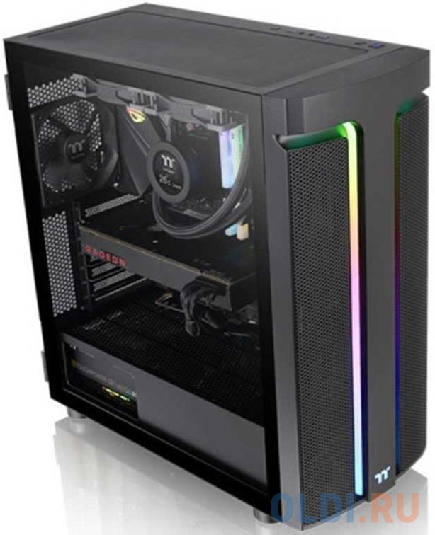 Case Tt H590 TG ARGB  [CA-1X4-00M1WN-00]  E-ATX / win / black / no PSU / Tempered Glass в Москвe