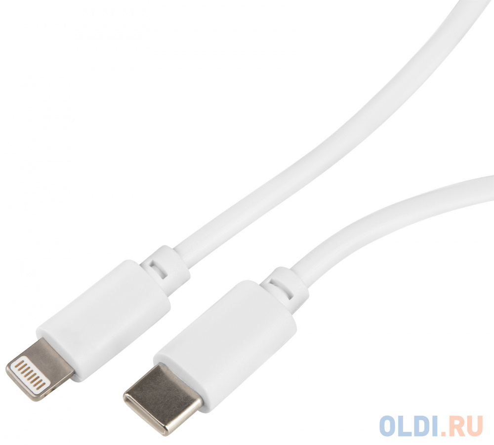 Кабель Buro PD18W USB Type-C (m)-Lightning (m) 1м белый в Москвe