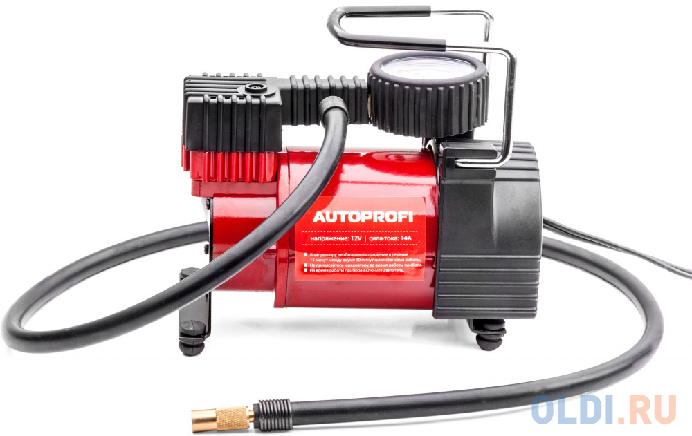 Компрессор автомобильный AUTOPROFI AK-30, металлический, 12V, 120W, производ-сть 30 л./мин., сумка, 1/6 в Москвe