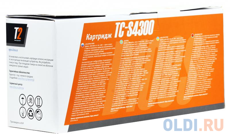 Картридж T2 TC-S4300 2500стр Черный в Москвe