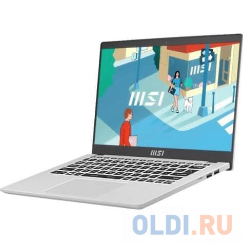 Modern 14 Core i5-1335U 14" FHD (1920*1080), 60Hz IPS Onboard DDR4 16GB Iris Xe Graphics 512GB SSD 3 cell (39.3Whr)1.6kg backlight (White) DOS,1y в Москвe