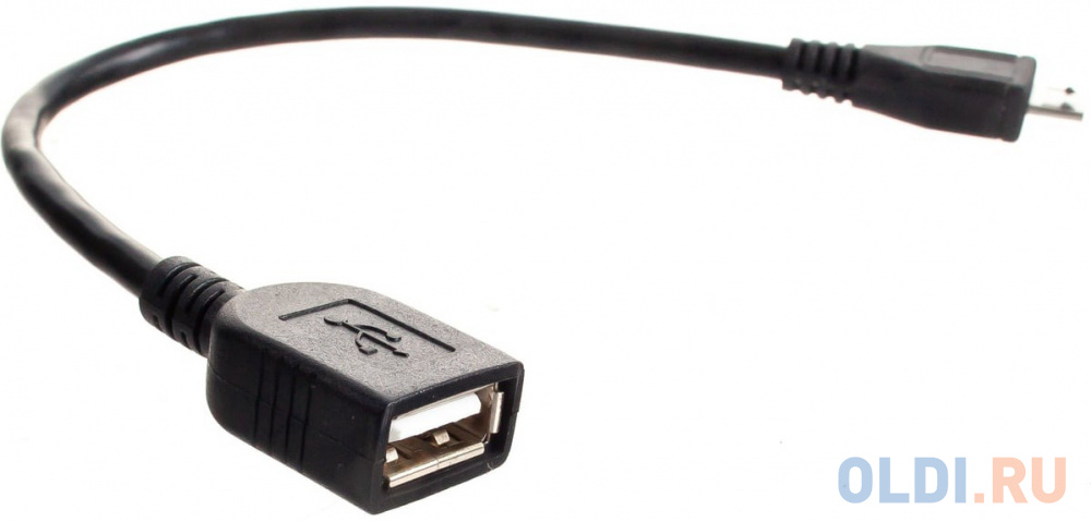 Кабель USB 2.0 AM-microBF 0.2м Perfeo U4202