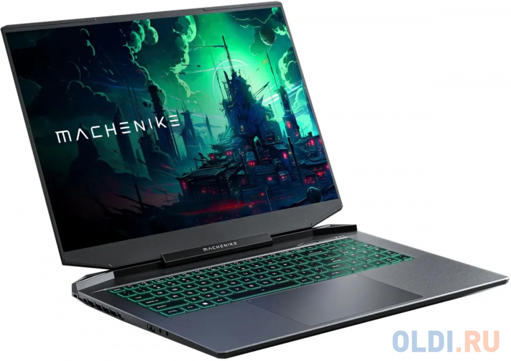 Ноутбук/ Machenike L17 17.3"(1920x1080 IPS 144Hz)/AMD Ryzen 7 7735HS(3.2Ghz)/16384Mb/512PCISSDGb/noDVD/Ext:nVidia GeForce RTX4050(6144Mb)/Cam/BT/