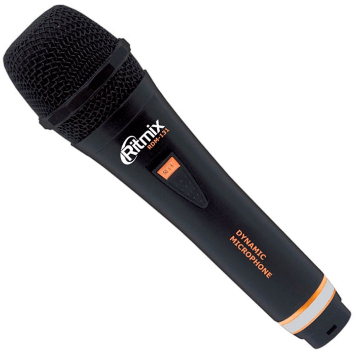 Микрофон Ritmix RDM-131, динамический, черный (RDM-131)