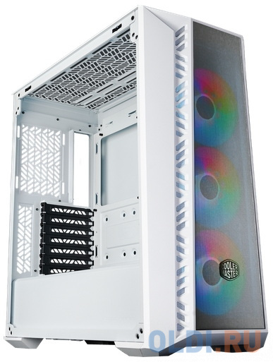 Cooler Master MasterBox 520Mesh White USB3.0x1,USB3.1type Cx1,Audio,ARGB fan x3,white,front Mesh panel