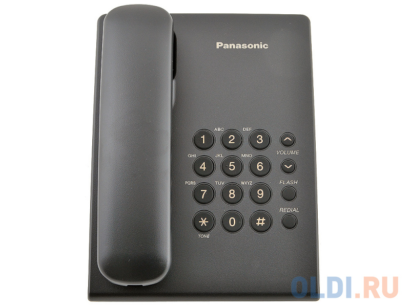 Телефон Panasonic KX-TS2350RUB Flash, Recall, Wall mt.