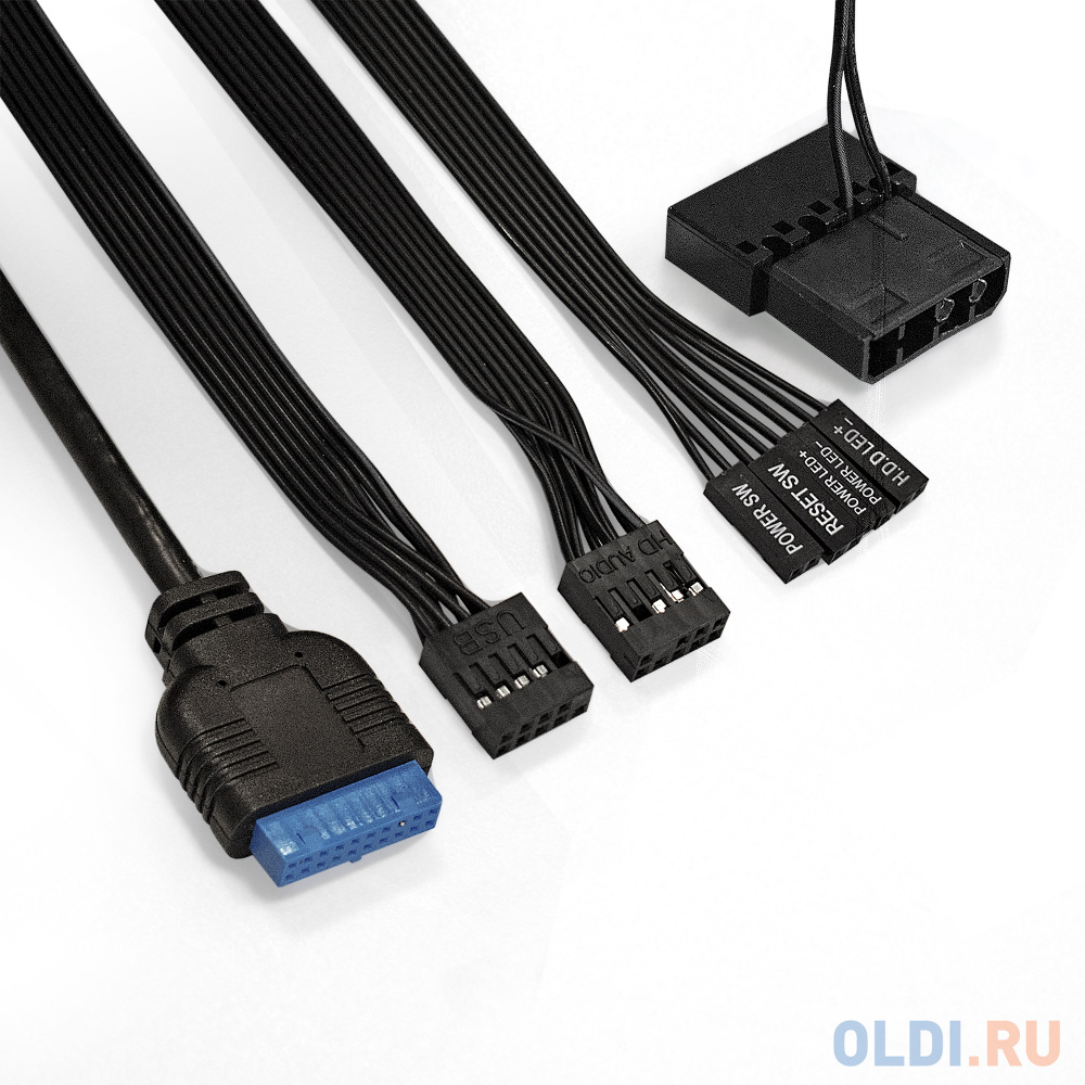 Корпус Miditower ExeGate EVO-9201-NPX500 (ATX, БП 500NPX с вент. 12см, с окном, 2*USB+1*USB3.0, HD аудио, черный, 1 вент. с RGB подсветкой)