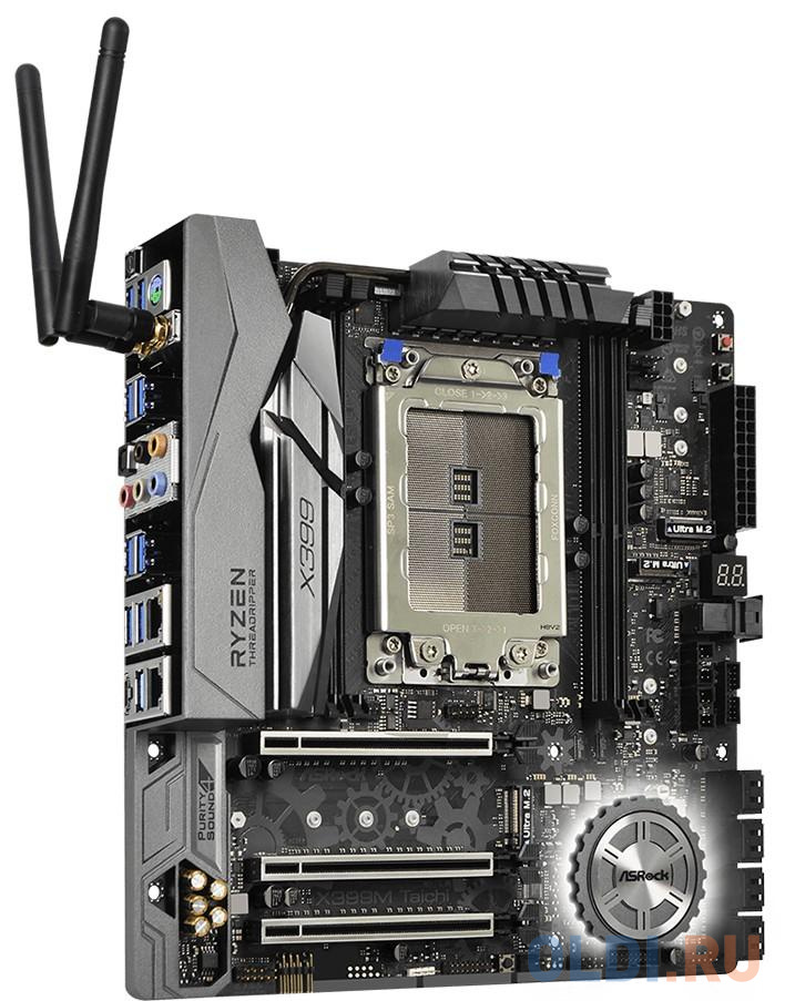 Материнская плата ASRock X399M TAICHI Socket TR4 AMD X399 4xDDR4 3xPCI-E 16x 8 mATX Retail