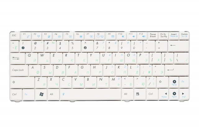 Клавиатура Pitatel для Asus N10/N10E/N10J, Eee PC 1101HA RU, белая (KB-045R)