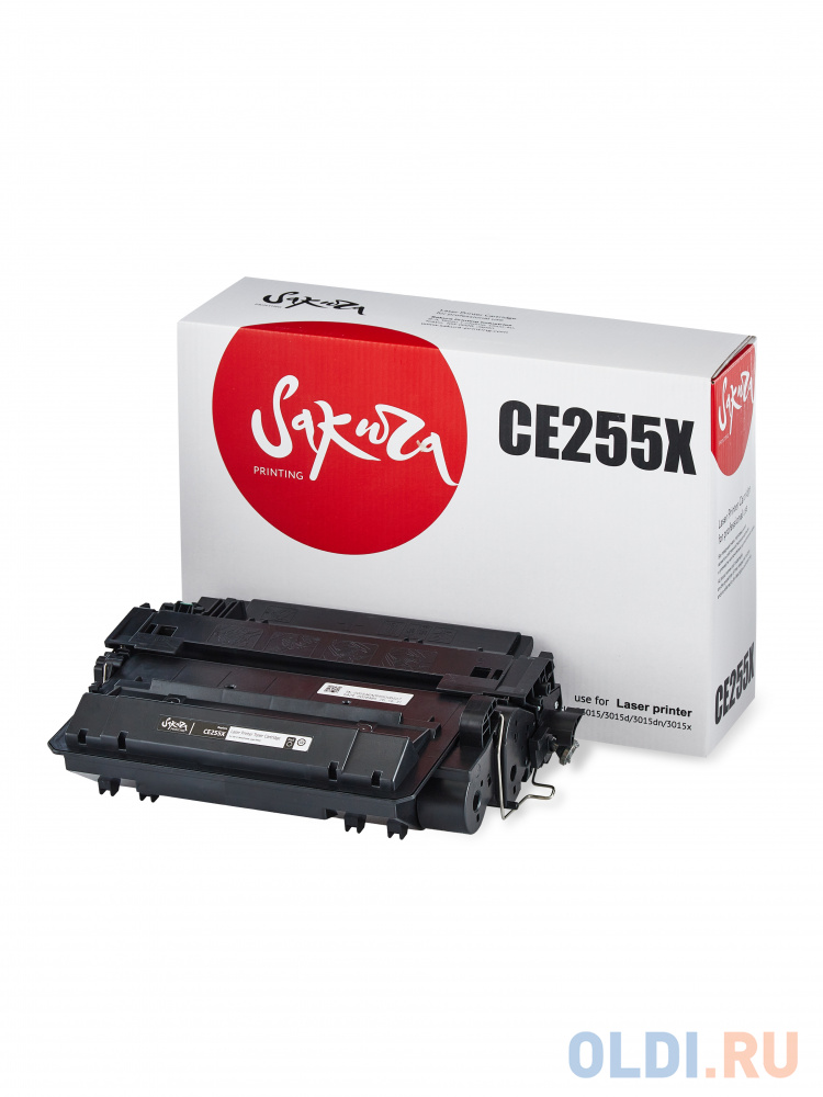 Картридж Sakura CE255X для HP LaserJet P3015/3015d/3015dn/3015 черный 12500стр