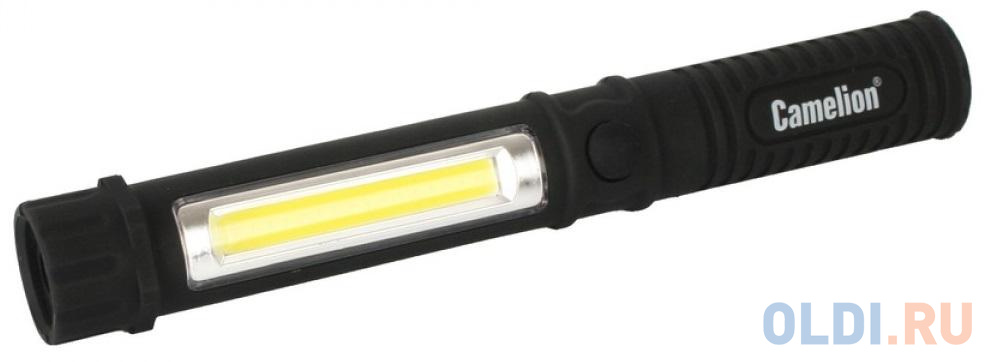 Camelion LED51521 (фонарь-ручка,  COB LED+1W LED, 3XR03, пластик, магнит, клипса, блистер)