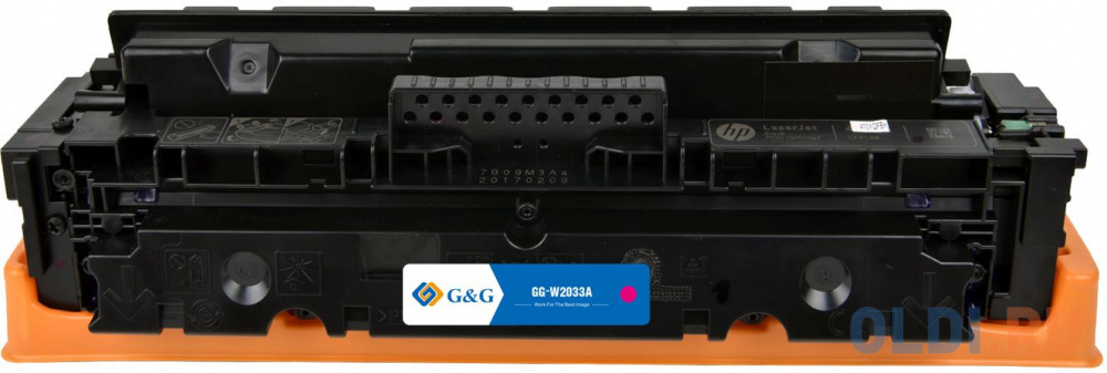 Картридж G&G, аналог HP W2033A/415A красный 2.1k с чипом