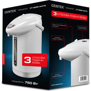 Термопот Centek CT-0089 белый