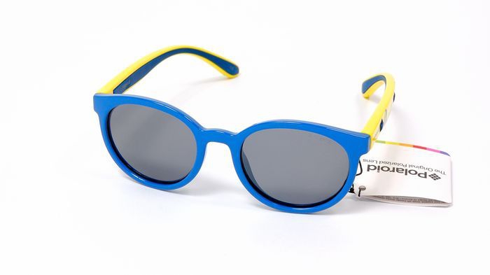 Солнцезащитные очки детские Polaroid 8014/S BLUE/BLUE (230389MC146JY)