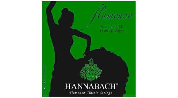 Струны Hannabach 827LT Green FLAMENCO для классической гитары желтый нейлон