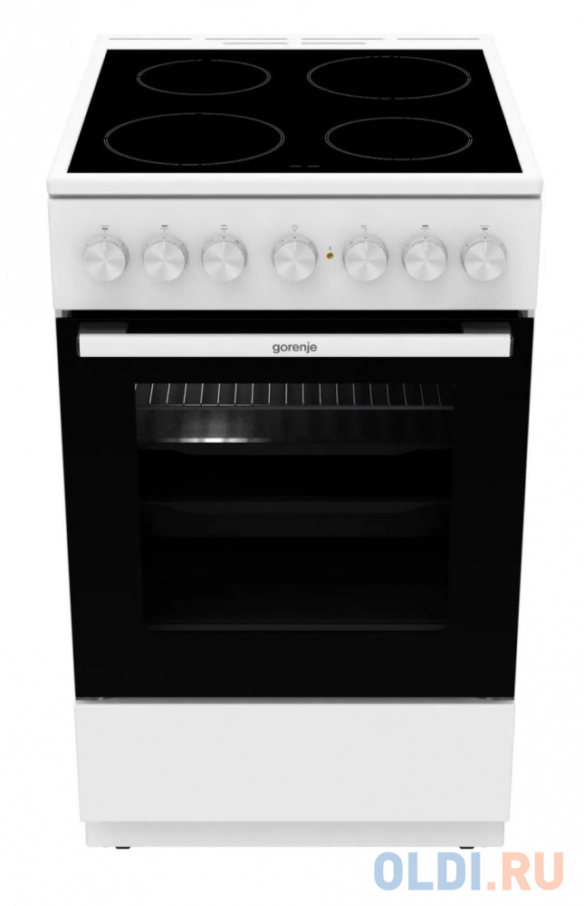 Электрическая плита Gorenje GEC5B41WG белый в Москвe