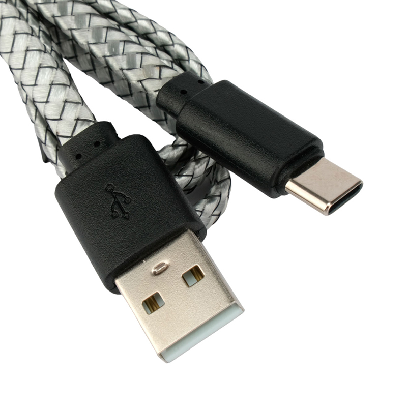 Аксессуар Gembird Cablexpert USB 2.0 Type-C - Type-C 1m Grey CC-USB2-AMCM-FL-1M в Москвe