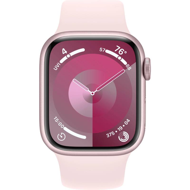 Умные часы APPLE Watch Series 9 GPS 45mm Pink Aluminium Case with Light Pink Sport Band - M/L MR9H3