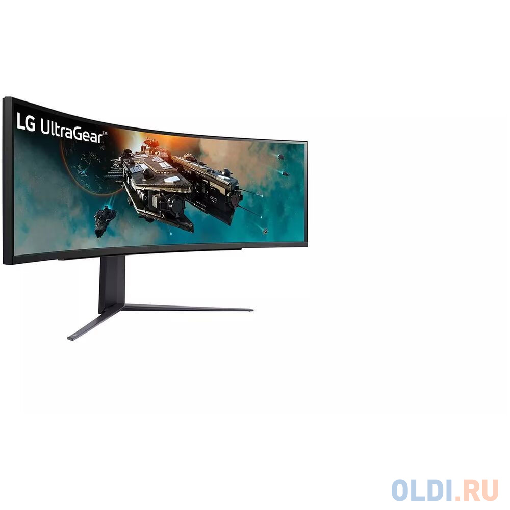 Монитор LG 49" UltraGear 49GR85DC-B черный VA LED 32:9 HDMI матовая HAS Piv 3000:1 450cd 178гр/178гр 5120x1440 240Hz FreeSync Premium Pro DP 2K U