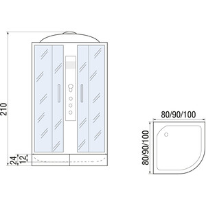 Душевая кабина River Dunay 80/24 МТ в Москвe