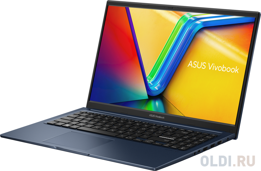 Ноутбук ASUS Vivobook 15 X1504ZA-BQ383 Intel Core i3-1215U/8GB/SSD512GB/15.6&quot;/IPS/FHD/NoOS/Quiet Blue (90NB1021-M00K00)