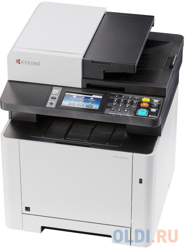 Kyocera ECOSYS M5526cdw, P/C/S/F, цв.лазерный, A4, 26 стр/мин, 1200x1200 dpi, 512 Мб, USB 2.0, Network, Wi-Fi, лоток 250 л., Duplex, автопод., старт.т