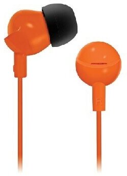 Проводные наушники BBK EP-1104S, Jack 3.5mm, оранжевый